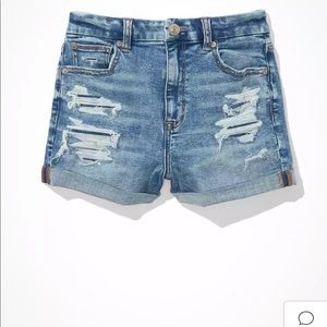 AMERICAN EAGLE HI RISE SHORTS